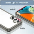 thumbnail image 3 of ELEHOLD Clear Case for Samsung Galaxy A14 5G Acrylic Transparent Non-Yellowing Slim Lightweight Shockproof Clear Case,Gray, 3 of 7