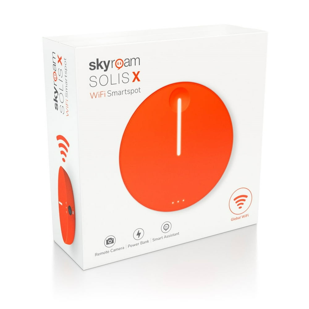 Skyroam Solis X WiFi Smartspot Mobile Hotspot Power Bank Global