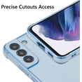 thumbnail image 2 of for Samsung Galaxy S21 5G Case Luxury Plating Edge Case Cover Slim Lightweight Glossy Bling Phone Case Soft TPU Shockproof Bumper Case Electroplated Case,Blue, 2 of 6
