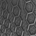 thumbnail image 1 of Ahgly Company Machine Washable Indoor Square Transitional Charcoal Black Area Rugs, 8' Square, 1 of 7