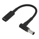 thumbnail image 1 of Type C to 6.0x1.4mm DC Adapter PD 100W 20V 5A Dual Chip Metal Nylon USB C Female to Male Adapter for Laptop, 1 of 4
