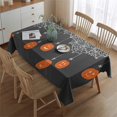 thumbnail image 2 of Halloween Spooky Table Cover Waterproof Spillproof Tablecolths Table Covers Horror Pumpkin Ghost Rectangle Table Cloths for Halloween Background Indoor and Outdoor Birthday, 2 of 5