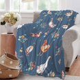 thumbnail image 4 of Farmhouse Mallard Duck Blanket Soft Warm Cozy Farm Animal Chicken Throw Blankets for Boys Girls Fuzzy Plush Goose Bird Blanket Fleece Lightweight Flannel Kid Adults Gift for Bed Couch Sofa 80"x60", 4 of 6