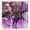 Violet, variante sur Rideau de Douche en Marbre Violet Lavande Ombré Art Abstrait Aquarelle Encre Mignon Texture Unique Moderne Luxe Élégant Dégradé Or Jaune Tissu Décoration de Salle de Bain pour la Maison avec Crochets (36"x70)