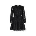 thumbnail image 5 of Women's Spring Fashion Long Sleeved Border Women's Dress Women Midi Dresses Casual Ruffled Wrap Dress Long Casual Dress for Women T Shirt Dresses for Women Knee Length Women Tunics Dresses Casual, 5 of 6