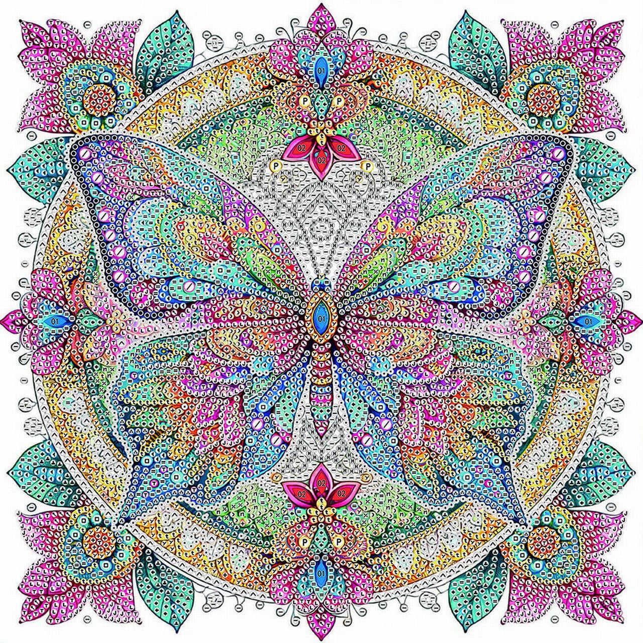 DIAMOND DOTZ® Butterfly Mandala Special Edition Diamond Painting