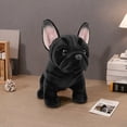 thumbnail image 2 of Realistic Sitting Bulldog Plush Toy, Lifelike Detailed Stuffed Animal, Soft Pet Simulation Figure, Cute Canine Home Decor Gift For Adults, 2 of 9