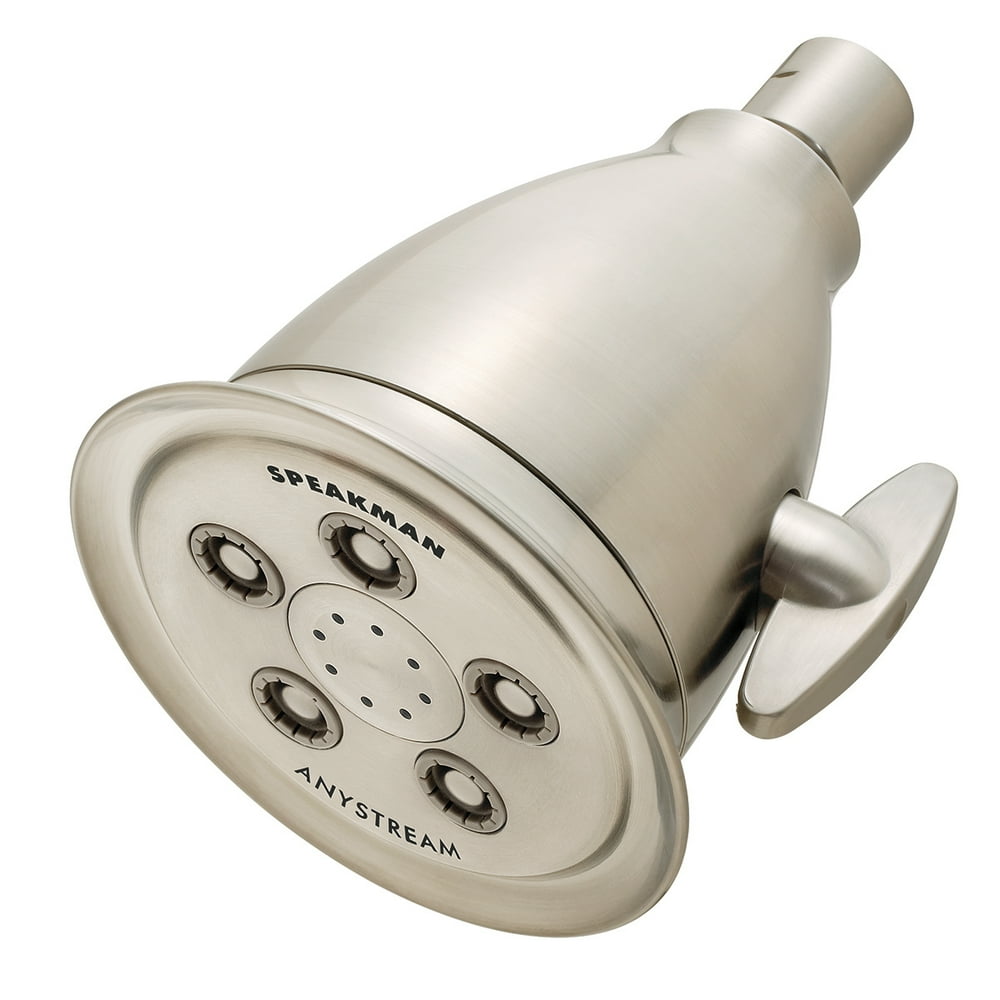Speakman Hotel Anystream 2.0 GPM Adjustable Shower Head, Brushed Nickel