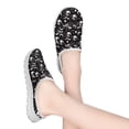thumbnail image 6 of POLERO Slip On Womens Mules Shoes Black Moon Stars Bat Sneakers for Halloween Party Mesh Breathable Anti Slip Sole Slippers Garden Clogs Flat Casual Footwear, 6 of 7
