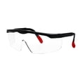 thumbnail image 1 of Protective Safety Glasses Eyewear Adjustable Anti Fog Scratch Resistant Eye Protection Goggles UV Blocking Clear Mirror Lens with Glasses Cloth & Storage Box, 1 of 8