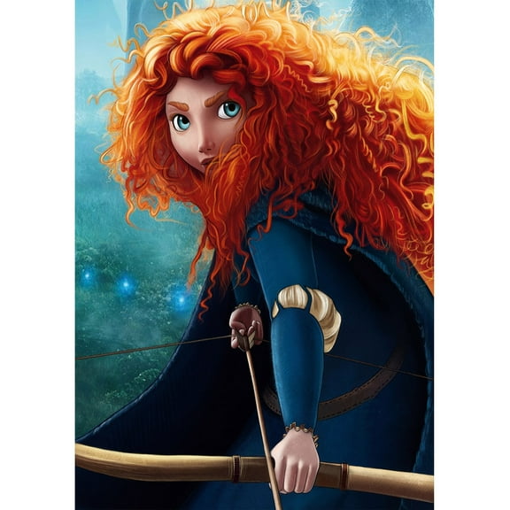 Brave Diamond Art Painting Kit 5D Full Diamond, DIY Diamond Art Kit for Adults, Gemstone Art Painting, Beginners Craft Wall Decoration 12x16inch