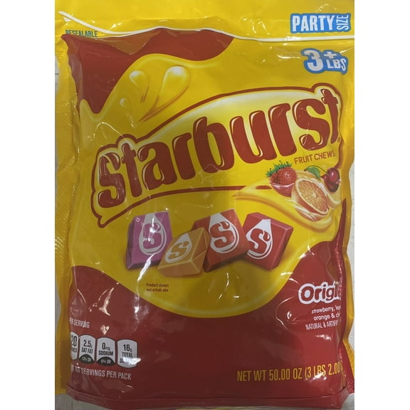 Starburst Original Candy Bag, 50 Ounce Pack of 1-5219475410