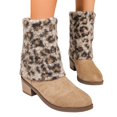 thumbnail image 5 of Women's Boots Autumn/Winter Warm Leopard Print Boots with Thickened Leg Covers for Cozy Comfort and Style, 5 of 9
