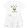 thumbnail image 3 of Inktastic Best Kid by Par Golf Ball Motif Girls Toddler Dress, 3 of 5