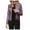 Purple, variant on Yigetop Fashion Jackets For Women Fashion Women Long Sleeve Open Front Short Cardigan Suit Jacket Coat Top Faux Leather Jacket Women Purple 2XL