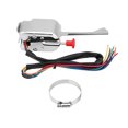 thumbnail image 3 of Maytalsory 12V Universal Street Ho-t Rod Turn Signal Switch Signal Switch Turn Signal Switch Switch Chrome Turn Signal Switch With 2Pin Flasher, 3 of 6