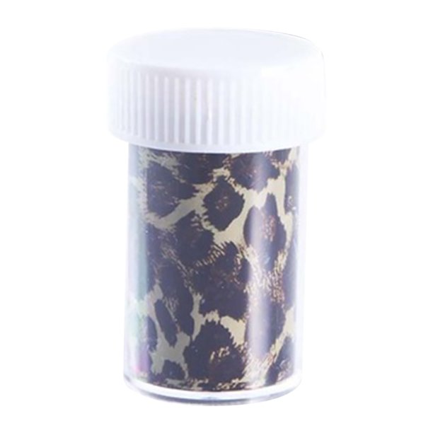 Leopard Nail Foil Transfer Stickers Leopard Print Nail Stickers Animal Skin Design Nail Foil Decals for Acrylic Nails Supplies Manicure Tips Dec