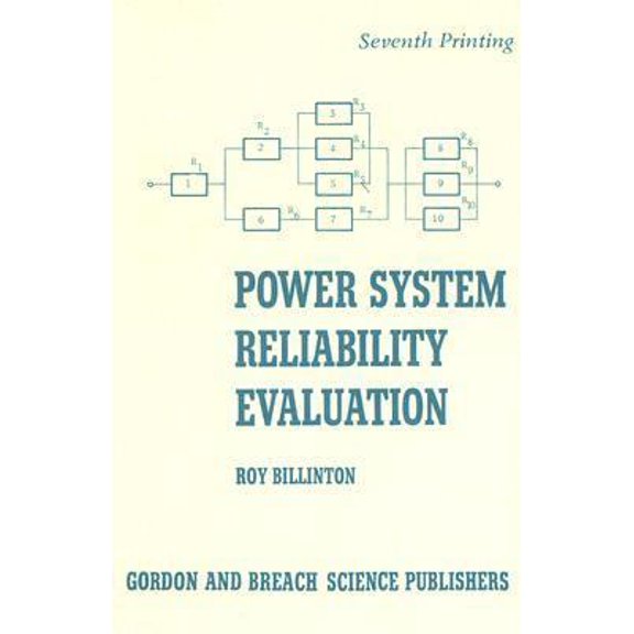 Pre-Owned Power System Reliability Evaluation (Hardcover) 0677028709 9780677028705