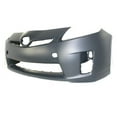 thumbnail image 2 of CAPA For 10-11 Prius Front Bumper Cover w/Halogen Headlamps TO1000359 5211947917, 2 of 5