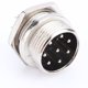 thumbnail image 5 of Conector hembra de aviación eléctrico tipo tornillo M16 de 16 mm y 8 pines (8 pines), 5 of 5