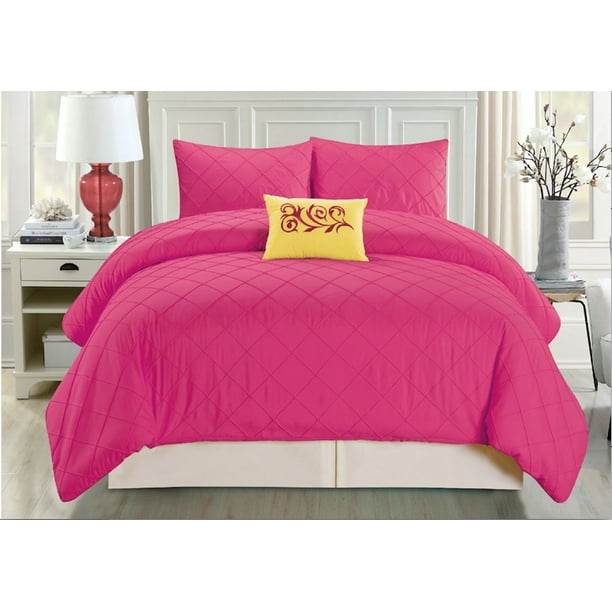 Empire Home 4 Piece Stitched Tina Comforter Set All Sizes (Queen Size