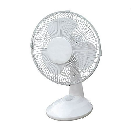9 Inch Oscillating Quiet Speed Desk Fan Walmart Com