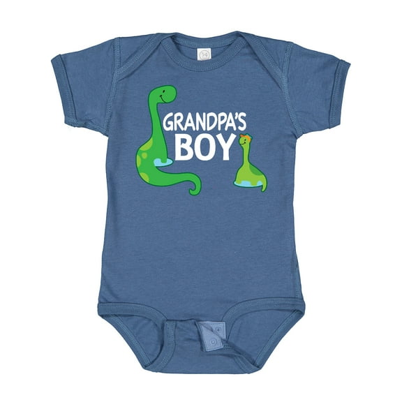 Inktastic Grandpas Boy Grandson Dinosaur Boys Baby Bodysuit
