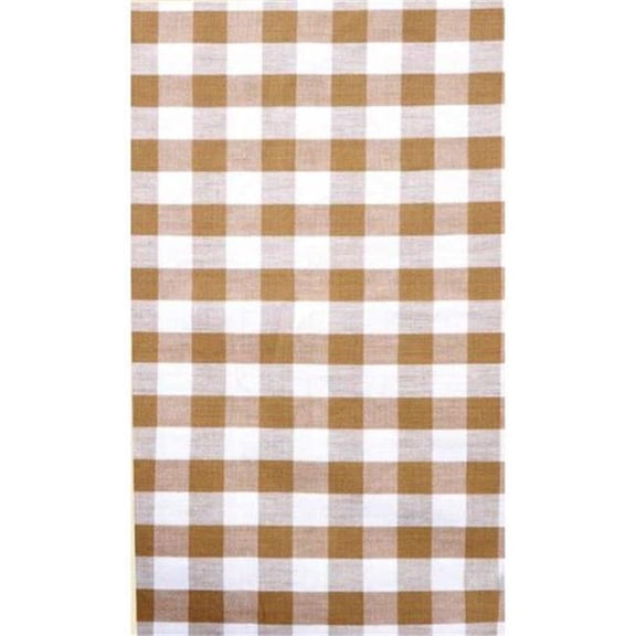 60 x 86 in. Oval Table Cloth, Toro Beige