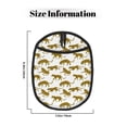 thumbnail image 3 of Pofeuu Leopard Print Print Silicone Pot Mat Mitten With Hanging Loop Heat Resistant Oven Mitts Non-Slip Bbq Baking Smoking Potholders, 3 of 7