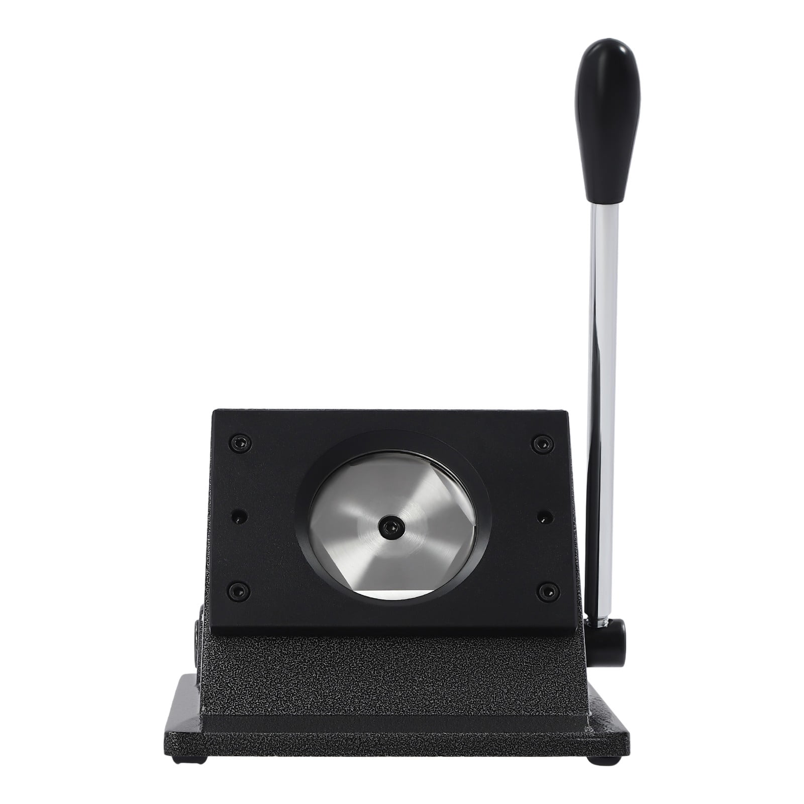 Modern Manual Button Maker 58mm Card Badge Punch Press Machine Black for Cutting Paper Weighing Around 0.66 Lbs, Such As A4 Paper, Photo Paper, Copperplate Paper