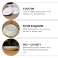 PH PandaHall 2-Pack Flower Ceramic Ink Dish - Porcelain Ink Plate & Brush Rest For Calligraphy & Painting