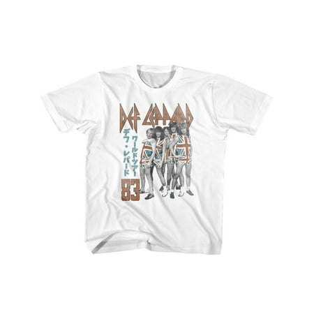 Def Leppard 80s Heavy Hair Metal Band Rock and Roll 1983 Toddler T-Shirt