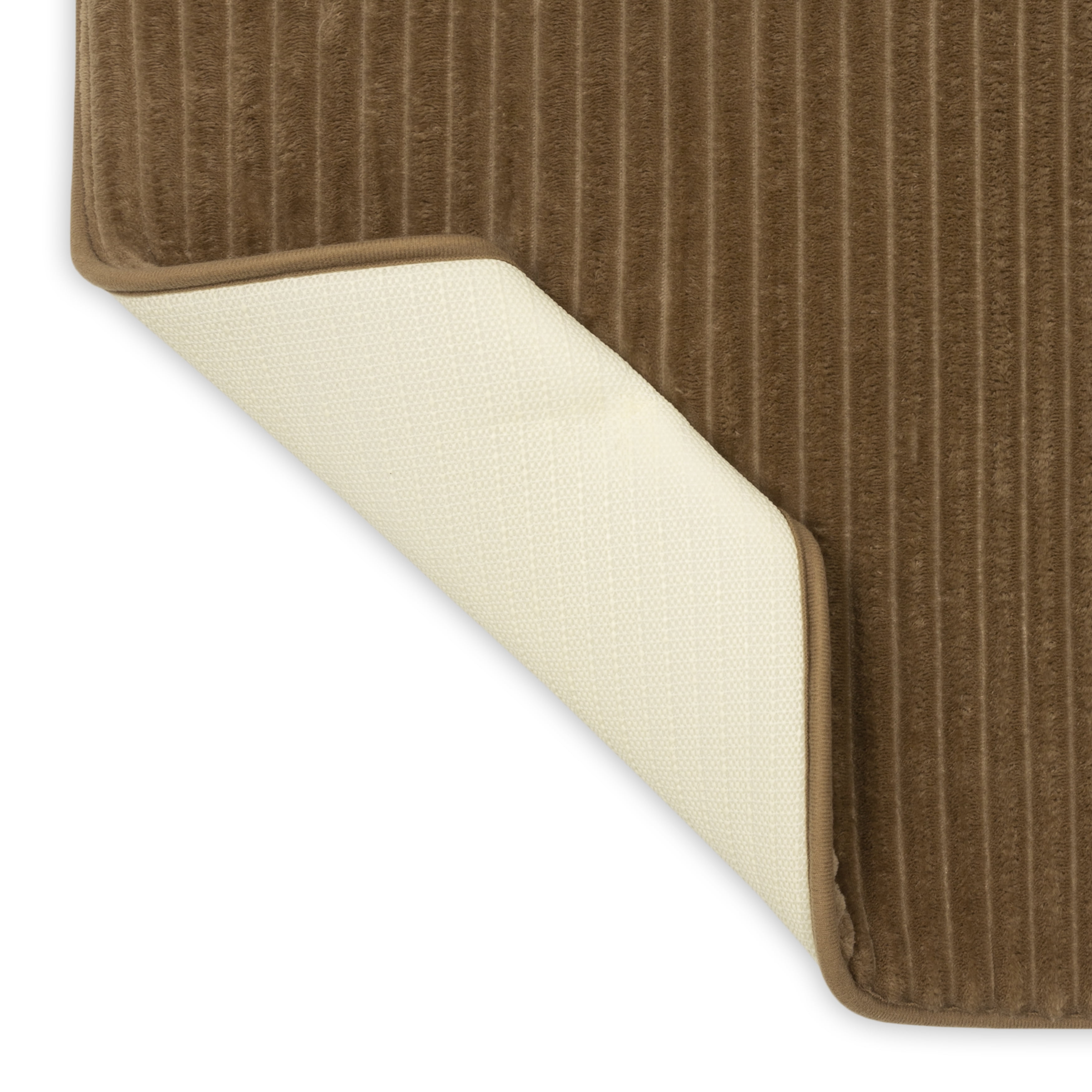 Mainstays Quick Dry Memory Foam Bath Rug, Acorn, 20" x 30"