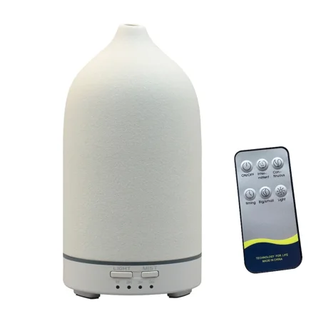

SXS Ceramic Air Humidifier Aroma Diffuser Automatic Small Hotel Air Fresh Essential Oil Diffuser Timing Colorful Lights