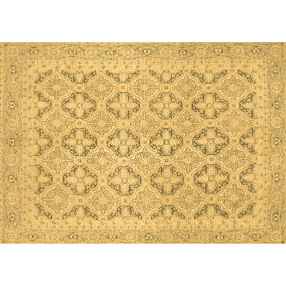 Ahgly Company Indoor Rectangle Oriental Brown Traditional Area Rugs, 4' x 6'