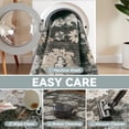 thumbnail image 4 of SIXHOME 8'x10' Area Rug Washable Retro Living Room Bedroom Carpet Soft Floral Distressed Indoor Rug Vintage Brown, 4 of 7