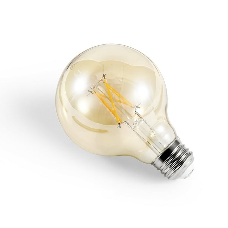 Light Society Niva 60-Watt Equivalent G25 Clear LED Filament Light Bulb (4-Pack) Light Society Niva 60-Watt Equivalent G25 Clear LED Filament Light Bulb (4-Pack)
