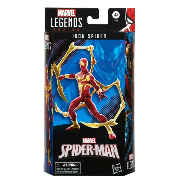 Original Marvel Legends serie Spider Man Iron Spider modelo de figura de accion de 6 pulgadas juguete coleccionable regalo de cumpleanos Gao Jinjia LED Walmart en linea