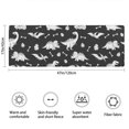 thumbnail image 3 of Dinosaur Silhouette Pattern Bathroom Rugs Mat,Non Slip Microfiber Bathroom Rug,Rubber Backing,Soft Bathroom Mats for Bathroom Floor,Tub and Shower,47x17in(120x43cm), 3 of 5