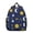 Sun and Moon, variant on Moth and Sun Gothic Pattern Backpack for School, Cute School Bag with Adjustable Shoulder Straps and Padded Back, 13.8"x11.4"x6"