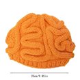 thumbnail image 2 of Gorro tejido Funny Brain - Gorro de invierno con diseño cerebral único, tamaño unisex adulto 22-23,6 pulgadas de circunferencia de cabeza, peso 140g para actividades al aire libre, 2 of 2