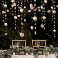 thumbnail image 1 of Glitter Circle Dot Garland Kit for Party Decor Hanging Circle Banner Streamer Backdrop Decor for Wedding Birthday, 1 of 5