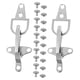 thumbnail image 5 of AURARMLET 1Par Hebillas Decorativas Plata Para Cinturones De Abrigo Con Resistencia, 5 of 8