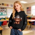 thumbnail image 6 of WAYUTE Girls Sweatshirt Cow Print Cute Hooded Sweatshirt for Boys Soft Pullover Kids Casual Hoodie with Pocket, 6 of 6