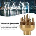 thumbnail image 4 of Fountain Nozzle, 3 Tier Fountain Sprinkler Nozzle G2 Inch DN50  for Landscaping, 4 of 7