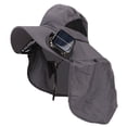 thumbnail image 1 of Solar Fan Hat For Men Women Wide Brim Sun Gat Con 2 Ventiladores Ajustables USB Cargando Recubrimiento A Prueba De Lluvia Para Caminar Por La Pesca De Jardinería, 1 of 7