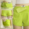 thumbnail image 3 of Pantalones cortos de yoga de verano, vacaciones anti luz, dos pantalones cortos deportivos de secado rápido para correr y hacer yoga para mujer, 3 of 4