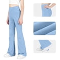 thumbnail image 6 of Aofany Girls Flare Leggings High Waisted Bootcut Yoga Pants Bell Bottoms Tummy Control Workout Dance Athletic Pants 6-15 Years, 6 of 6