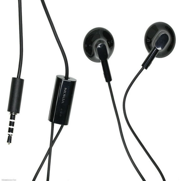 Nokia WH-108 WH108 Handsfree Headset For Nokia Lumia 830 930 630 935 925 520 610 620 625 800 820 3.5mm Stereo Headset - Black