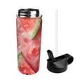 thumbnail image 2 of Yiaed Refreshing Watermelon Slices Print Water Bottle with Straw Lid, Stainless Steel Double Wall Insulated Water Bottle | Leak-Proof and Spill-Proof Water Bottle, 2 of 8
